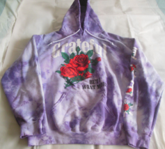 Grateful Dead Tie Dyed Hooded Sweatshirt Size M Grateful But I Want More - $148.50