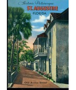 HISTORIC PICTURESQUE ST. AUGUSTINE FLORIDA color 32-pg booklet circa ear... - $13.52 CAD