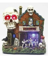 Pumpkin Hollow 2021 HAUNTED HOUSE  Spooky Halloween LED Lighted Building NEW - $87.94