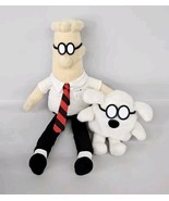GUND Dilbert And Dogbert Toy Stuffed Plush Doll Comic Strip Comics  - $20.74