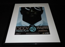 P Diddy 2007 Press Play 11x14 Framed ORIGINAL Vintage Advertisement - $49.49