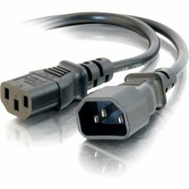 CASE OF 75 PIECES C2G 03141  6FT 18 AWG COMPUTER POWER EXTENSION CORD - £102.09 GBP