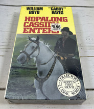 Hopalong Cassidy Enters Vhs Rare Oop Vtg Htf William Boyd Gabby Hayes New Sealed - £3.04 GBP