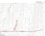Ryndon, Nevada 1982 Vintage USGS Topo Map 7.5 Quadrangle Topographic - $23.99