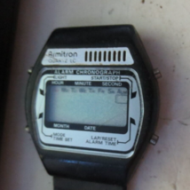 Vintage LCD Digital ARMITRON Alarm Chronograph Watch - £11.05 GBP