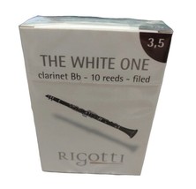 Rigotti The White One Bb Clarinet Reeds - Strength 3.5 - Box of 10 - $32.95