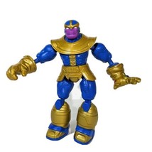 Thanos Action Figure Toy Marvel 2019 Hasbro Bend And Flex 6&quot; - £12.53 GBP