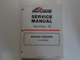 1996 MerCruiser #12 In Line Diesel Service Repair Shop Manual STAIN DAMA... - £27.55 GBP