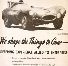 1954 Jaguar Peter Whitehead Import Advertisement Abbey Steel Automobilia... - $29.99