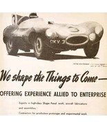 1954 Jaguar Peter Whitehead Import Advertisement Abbey Steel Automobilia... - $41.14 CAD