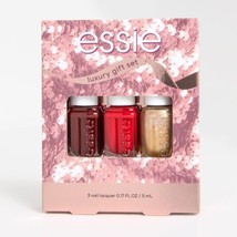 essie Nail Polish, 8-Free Vegan, 3 Piece Holiday Nail Polish Set, 1 Kit - £10.43 GBP