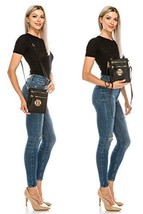 Multi Zipper Pockets Crossbody Bag,Lightweight Travel bag,Daily Cell Pho... - £30.96 GBP