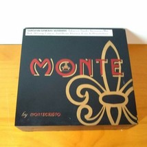 Montecristo Monte 16 Conde (Pigtail) Black Wood Empty Cigar Box Crafts Purse - £5.26 GBP