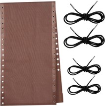 Dark Brown Queekay Zero Gravity Chair Replacement Fabric With 4 Bungee Cord Anti - £28.88 GBP