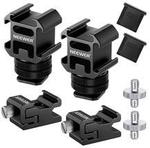 NEEWER 8 PCs DSLR Hot Shoe Mount Adapter Kit for Triple Cold Shoe Mount - £25.98 GBP