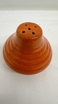 Bauer California Pottery Ringwear Salt Pepper Shaker Orange - £7.87 GBP