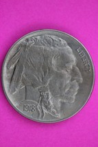 High Grade 1918 P Buffalo Nickel Coin Guaranteed Authentic &amp; Genuine 1060 - $191.65 CAD