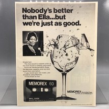 Vintage Magazine Ad Print Design Advertising Memorex Cassette Tapes - £21.74 GBP