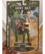 ARMY MEN Real Combat Plastic Men Vikki Grimm Action Figure Playing Manti... - €45,95 EUR