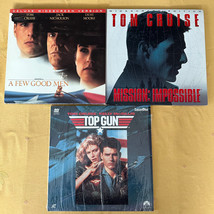 Tom Cruise Top Gun Few Good Men Mission Impossible  3 Laserdisc Lot - £15.44 GBP