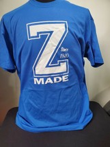 ZETA PHI BETA SORORITY BLUE Z-MADE T-SHIRT ZETA MADE SHORT SLEEVE T-SHIR... - £15.73 GBP