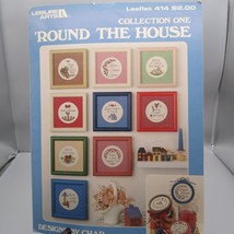 Vintage Cross Stitch Patterns, Round the House Collection 1 by Char, Lei... - $7.85