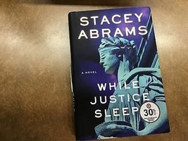 *cover ripped*While Justice Sleeps - by Stacey Abrams (Hardcover) - £0.95 GBP