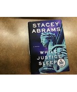 *cover ripped*While Justice Sleeps - by Stacey Abrams (Hardcover) - £0.94 GBP