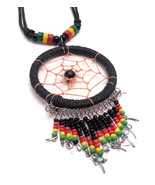 Adjustable Dreamcatcher Threaded Necklace with Draw Strings - Pick Color - $12.66 CAD