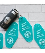 Lolly Peep Motel-Style Key Fob.  ONE Fob With Ring - $2.75