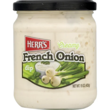 Herr&#39;s Creamy French Onion Dip, 2-Pack 15 oz. Jars - £22.09 GBP