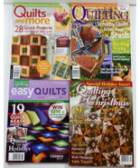 Lot 4 Easy American Quilting Better Homes Christmas More Magazines - £18.09 GBP