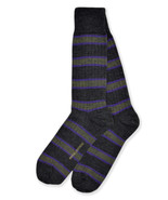 Brooks Brothers Mens 1 Pr Multicolor Stripe Wool Blend Dress Socks 7-12 ... - £18.67 GBP