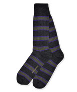 Brooks Brothers Mens 1 Pr Multicolor Stripe Wool Blend Dress Socks 7-12 ... - £17.84 GBP