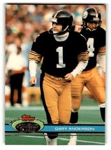 1991 Stadium Club #9 Gary Anderson    Pittsburgh Steelers Football Card ID:60241 - £1.34 GBP