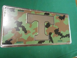 Great New License Plate Tag- University Of Tennessee...."Camo" Design - £13.86 GBP