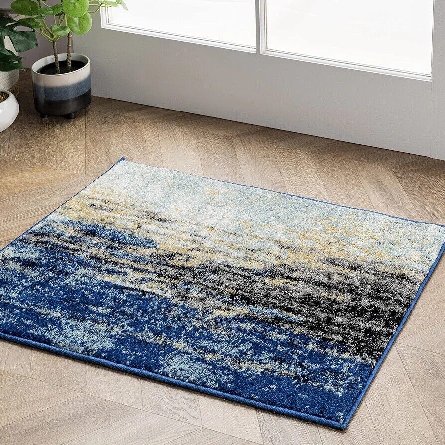 nuLOOM Katharina Abstract Motif Accent Rug, 2x3, Blue - $6.99