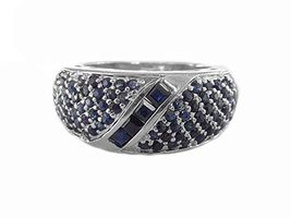 Natural Sapphire Anniversary Band Sapphire Anniversary Ring For Him 2 Ct... - £63.30 GBP