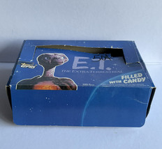 Topps Candy E.T. Extra Terrestrial Container With Store Display Box &amp; 3 Et Candy - £90.35 GBP