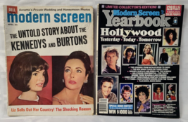 Vintage Magazine Lot Of 2 Modern Screen Hollywood Movie Music Stars Gossip Retro - £19.90 GBP