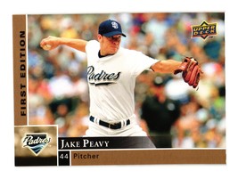 2009 Upper Deck First Edition #239 Jake Peavy San Diego Padres - £3.04 GBP