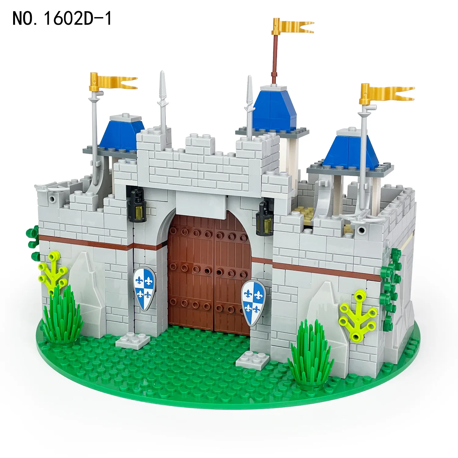Medieval Century Castle Architecture Roman Soldier Figures Model Building Blocks - £33.89 GBP