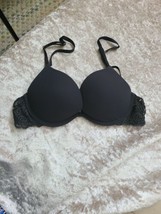 Victoria’s Secret Very Sexy Push Up Underwire Black Bra 34B  - $13.72
