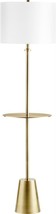 Table Lamp CYAN DESIGN PEPLUM Transitional Drum Shade 1-Light Small Brass - $1,014.00
