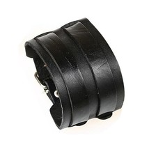 ZORCVENS Men Women Genuine Leather Wrap Bracelet Wristband Cuff Cowhide Wide Lea - £9.62 GBP