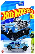 Hot Wheels - &#39;55 Chevy Bel Air Gasser: HW Gassers #1/5 - #110/250 *Blue Edition* - £3.97 GBP