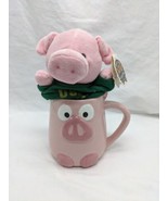 Chelsea Teddy Bear Bean Bag Buddies Pig With Pig Mug - $17.82