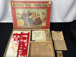 Vintage Parker Brothers Mother&#39;s Help for Rainy Days Game Toy 1920s - $40.00