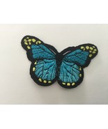 Blue Butterfly Embroidered Patch - £2.01 GBP