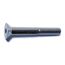 3/8&quot;-16 x 3&quot; Chrome Flat Head Socket Cap Screws (4 pcs.) - £13.36 GBP